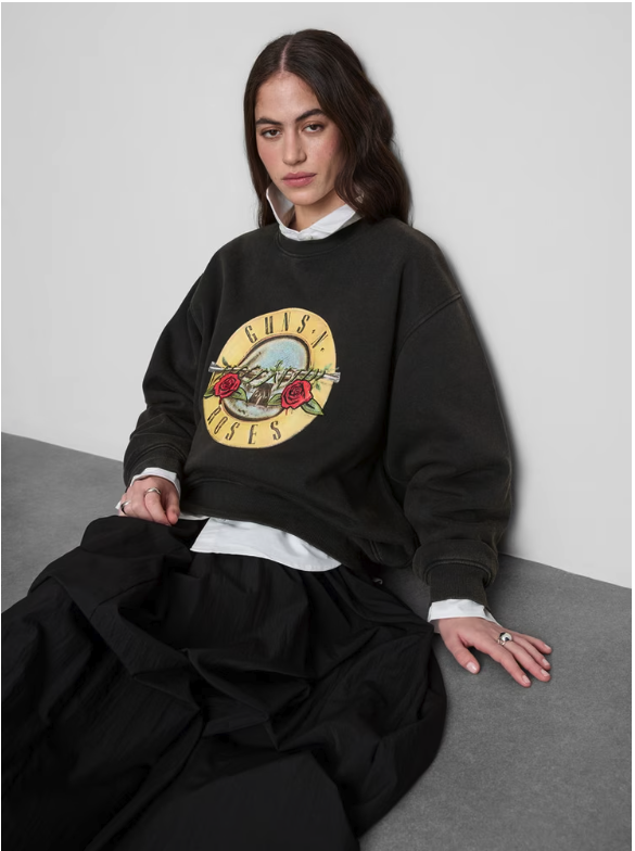 Guns N' Roses logo sweatshirt