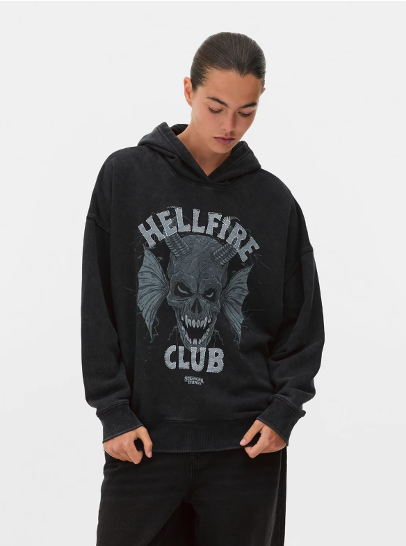 Hellfire Club faded hoodie